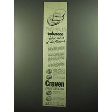 1939 Craven Empire Tobacco Ad - Twice Sealed