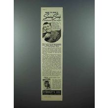 1939 Stokely's Tomato Juice Ad - A Spring Song