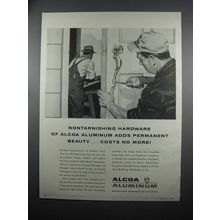 1954 Alcoa Aluminum Hardware Ad - Permanent Beauty