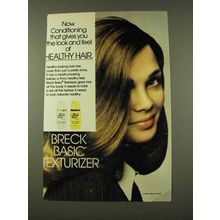 1973 Breck Basic Texturizer Ad - Healthy Hair
