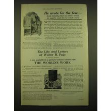 1924 Doubleday, Page & Co. Ad - He wrote for the few