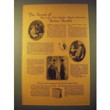 1924 Fleischmann's Yeast Ad - The secret of clearer skin easier digestion