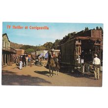 CORRIGANVILLE MOVIE RANCH, SIMI VALLEY, CALIFORNIA....unused vintage postcard