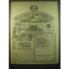 1966 Esso Oil Ad - Esso £100,000 competitions enter No. 2 now!