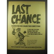 1966 Esso Oil Ad - Last chance