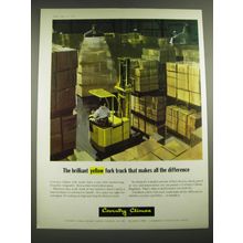 1968 Coventry Climax Fork Trucks Advertisement - The brilliant yellow fork truck