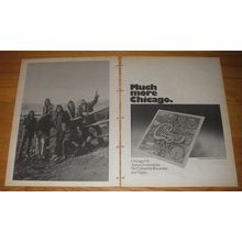 1974 Chicago VII Album Advertisement - Much More Chicago