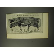 1956 Kittinger Sofa and Coffee Table Ad - Visit our New York Showroom