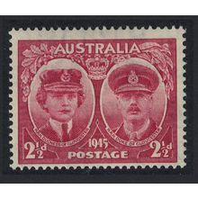 Australia Royal Visit 1945 2½d 1945 MNH SG#209