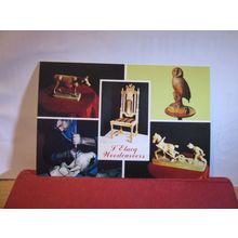 multiview, L'ETACQ WOODCARVERS, JERSEY unused postcard =