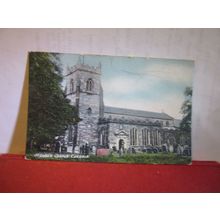 ST. LUKE'S CHURCH, CANNOCK, STAFFORDSHIRE used postcard by Adreytisey 1907 pm =