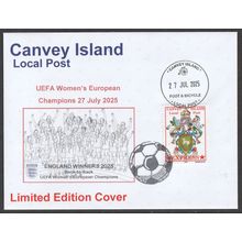 CANVEY ISLAND LOCAL POST 2025 - England UEFA Women's European Champions Cover