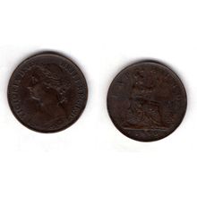 Great Britain. Victoria. Farthing 1890. dy21281