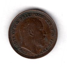 Great Britain. Edward VII. Third Farthing 1902. dy20948A