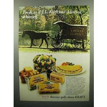 1978 Kraft Cheese Ad - Fresh As if Delivered Himself