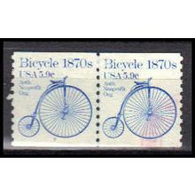 Used 1901 5.9c Bicycle Very Fine CNP Left 3 PA0373