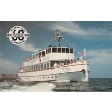 MV Regal Lady Scarborough Ship Boat 60 Years Of Service Rare Postcard