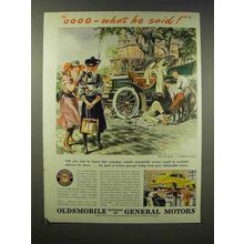1945 Oldsmobile Car Ad - Oooo - What He Said