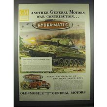1945 Oldsmobile M-24 Tank Ad - Another War Contribution