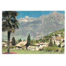 MERANO, MERAN ITALY used vintage postcard 1970 postmark #