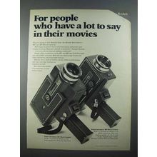 1969 Kodak Instamatic M7, M9 Movie Camera Ad