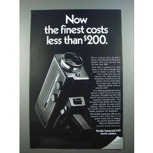 1969 Kodak Instamatic M9 Movie Camera Ad - Finest