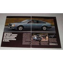 1979 2-page Opel Monza Ad - In German