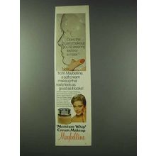 1978 Maybelline Moisture Whip Cream Makeup Ad