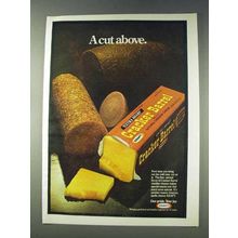 1978 Kraft Cracker Barrel Cheese Ad - A Cut Above