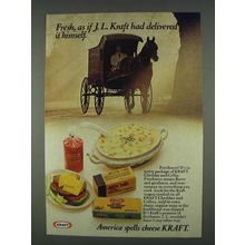 1978 Kraft Cheese Ad - Delivered It Himself