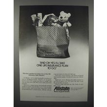 1983 Allstate Insurance Ad - One Plan To Go