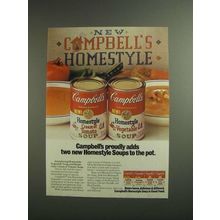 1984 Campbell's Homestyle Soup Ad - Proudly Adds