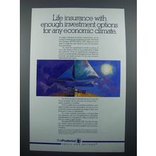 1989 Prudential Life Insurance Ad - Any Climate