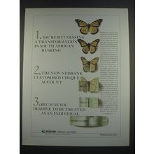 1989 Nedbank Cheque Account Ad - You're witnessing a transformation