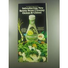 1980 Seven Seas Onion & Chive Dressing Advertisement