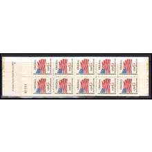 2885a 32c G Old Glory Very Fine MNH Pane/10 P# K1111 L00839