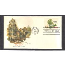 FDC Fleetwood Trees of America 1767 15c Grey Birch (Cachet-U/A) CV42386