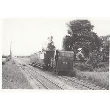 Fenella St Johns Ramsey Train Peel Line Isle Of Man Railway Postcard