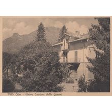 Torino Torre Pellice Villa Elisa Old Rare Italian Postcard