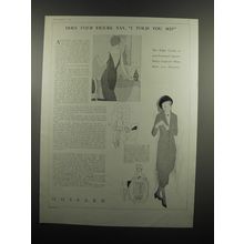 1920 Gossard Corsets Ad - Does your figure say, I Told you so?