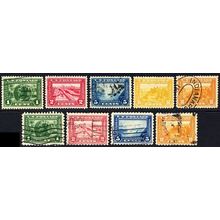397-404, Used Complete Set of 9 Stamps CV $153.00 * Stuart Katz