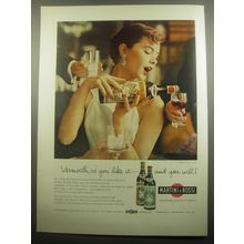 1959 Martini & Rossi Vermouth Ad - Vermouth as you like it - and you will!