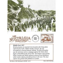 Postcard WW1 Jerusalem Palestine 1917 Captured British Troop Prisoners Nostalgia