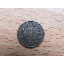 Norway 1876 1 Ore Coin