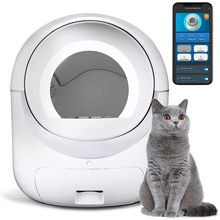Self Cleaning Cat Litter Box, Automatic Cat Litter Box with APP Control Odor Rem