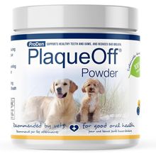 Proden Plaqueoff Powder for Pets - Cat & Dog Breath Freshener - Plaque & Tartar