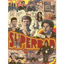 superbad 2 Poster Canvas Movie Film Print A0 A1 A2 A3 A4 A5 A6 Art Wall Decorati