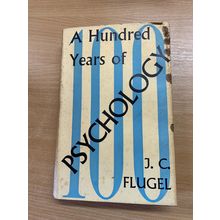1959 "A HUNDRED YEARS OF PSYCHOLOGY" J C FLUGEL HARDBACK BOOK (P4)