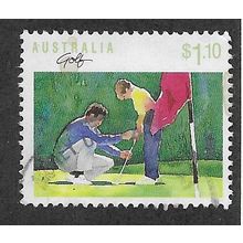 AUS 1989 $1.10 'SPORTS - GOLF' FINE USED (EBID67-340)