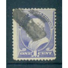 Used 212 1c Benjamin Franklin Average Plus M01350